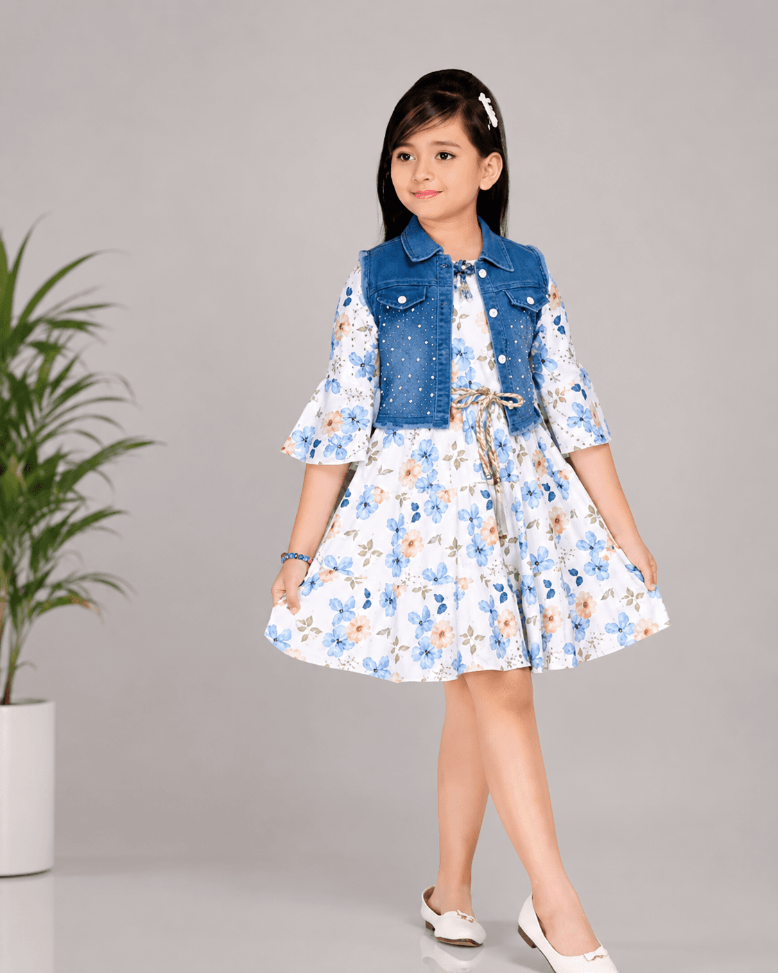 Girls floral dress at Shiv Shakti Fashion